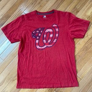 Washington Nationals patriotic T-shirt Large